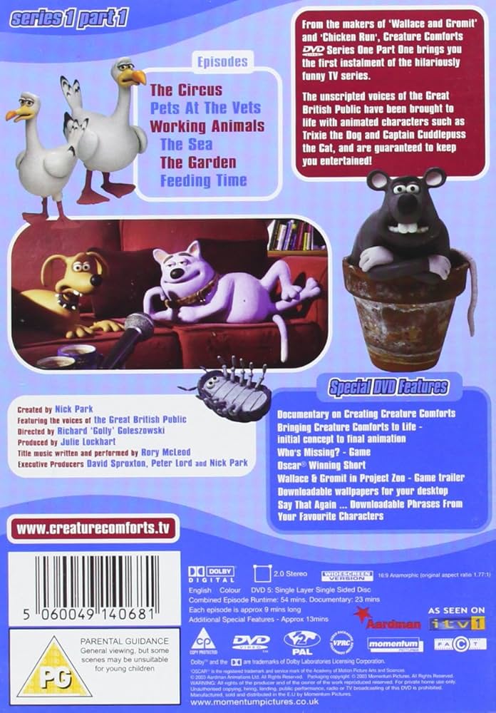 Creature Comforts Series 1, Part 1 [DVD] [2003]: Amazon.co